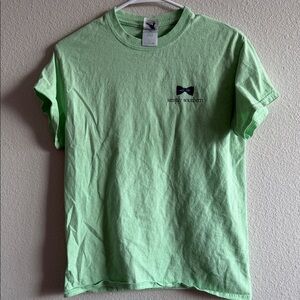 Simply Southern Mint Green Bow Tee